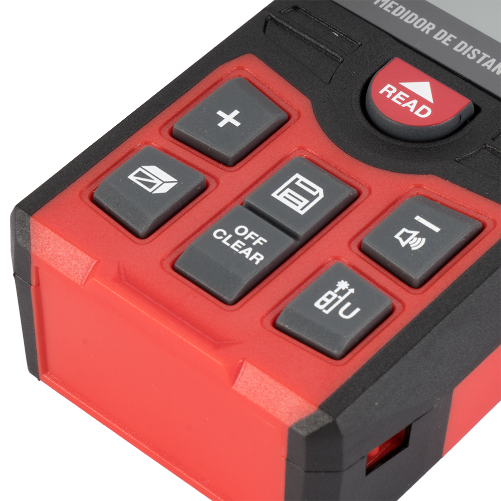 Medidor láser Bellota BePower MED50R, vista lateral