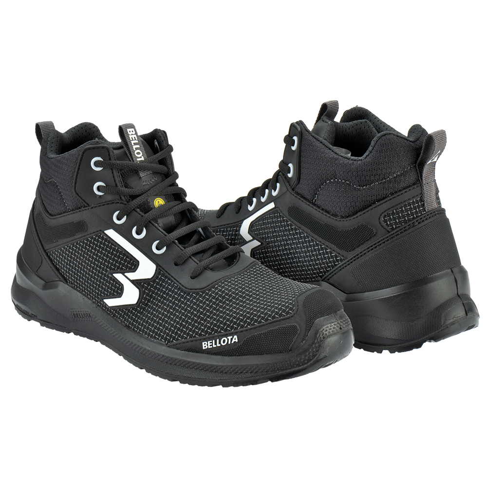 Bota de seguridad Bellota Running S3S en color negro