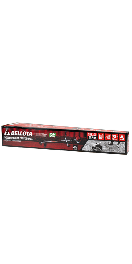 Desbrozadora Bellota BePower DB5200E con accesorios incluidos