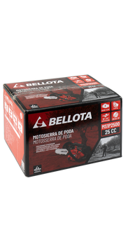 Detalle de la motosierra Bellota BePower MS1P2500E