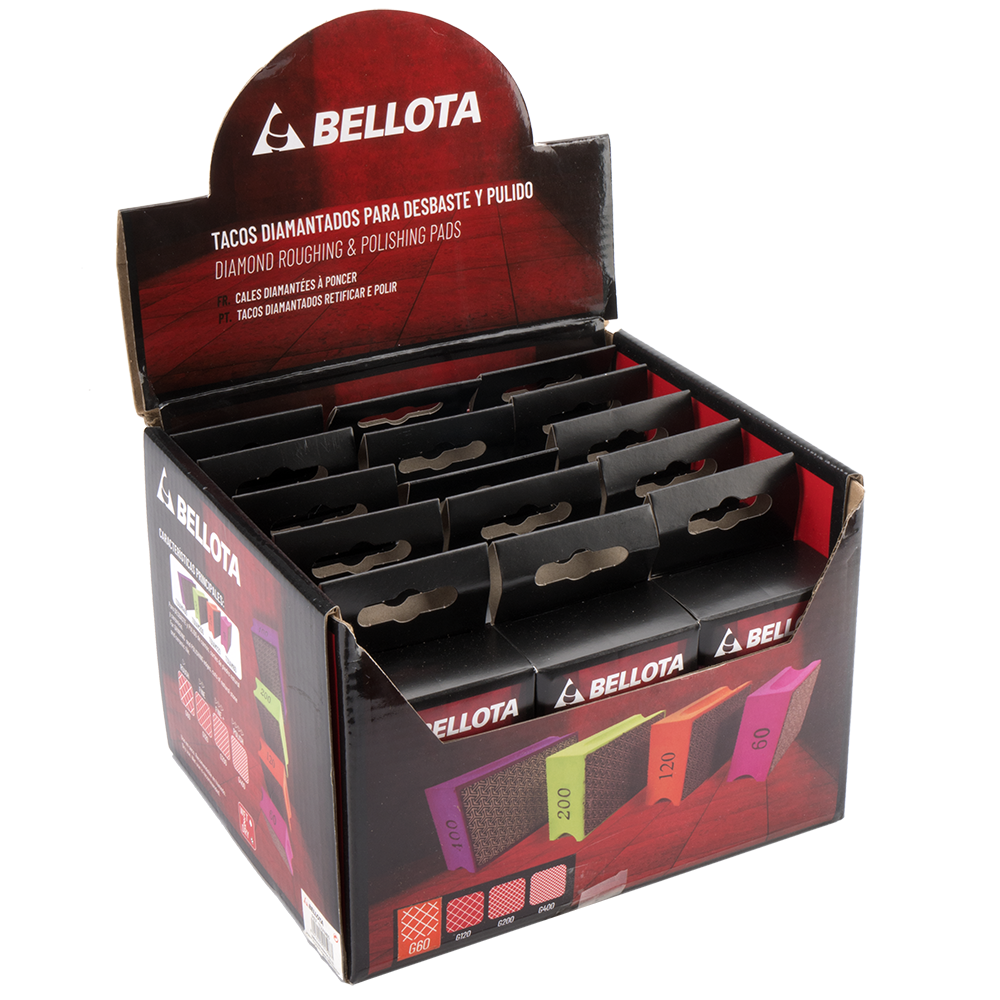 Pack de tacos diamantados Bellota TDIAMMIX, vista principal