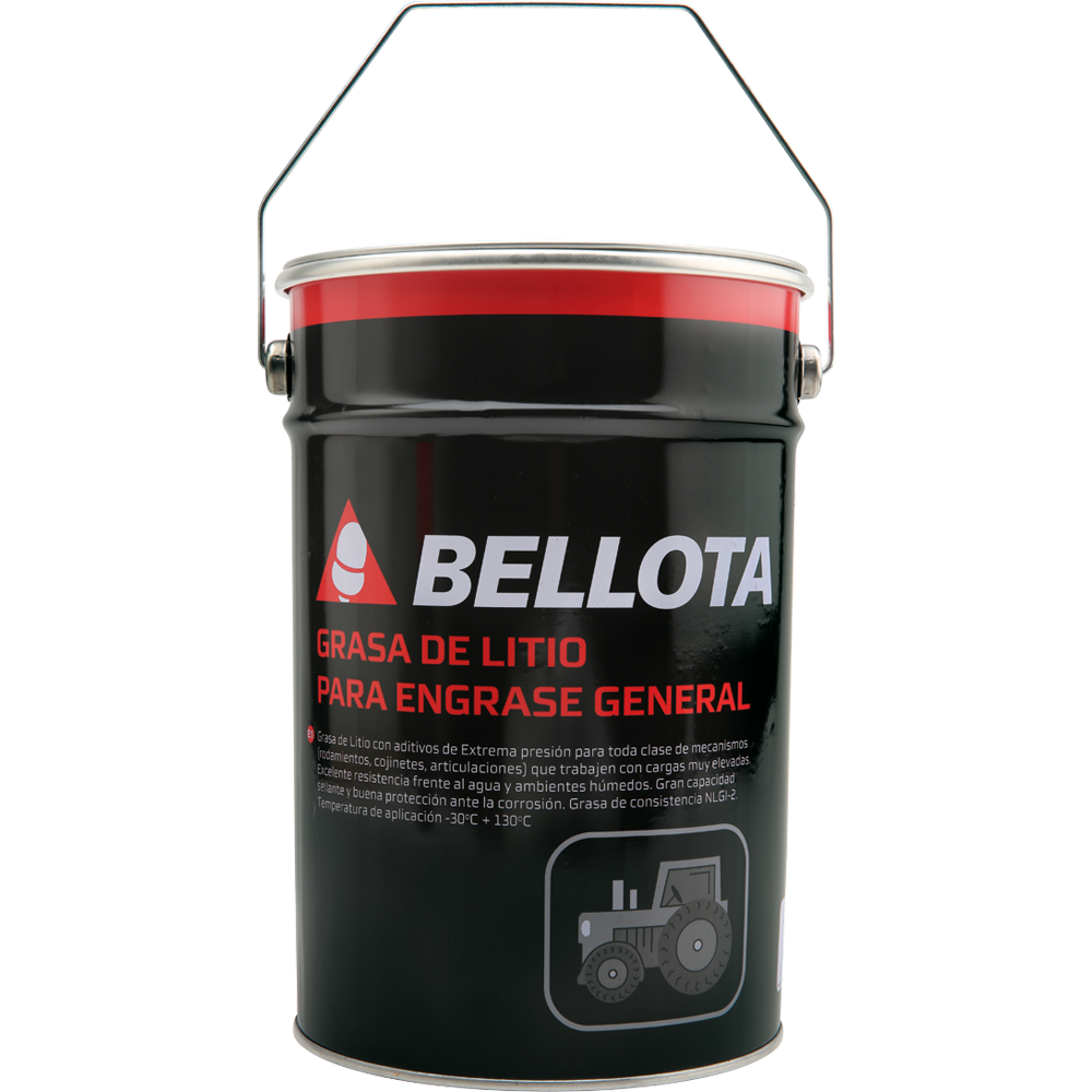 Lata de grasa de litio blanca Bellota 3662