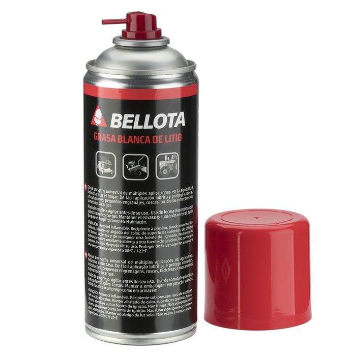 Spray de grasa de litio Bellota 6662, vista trasera