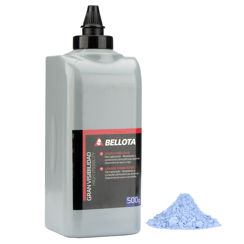 Polvo trazador azul Bellota 50230, vista del bote