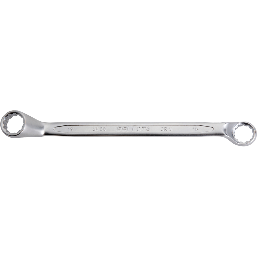 Llave estrella acodada Bellota 6420 forjada en acero cromo vanadio