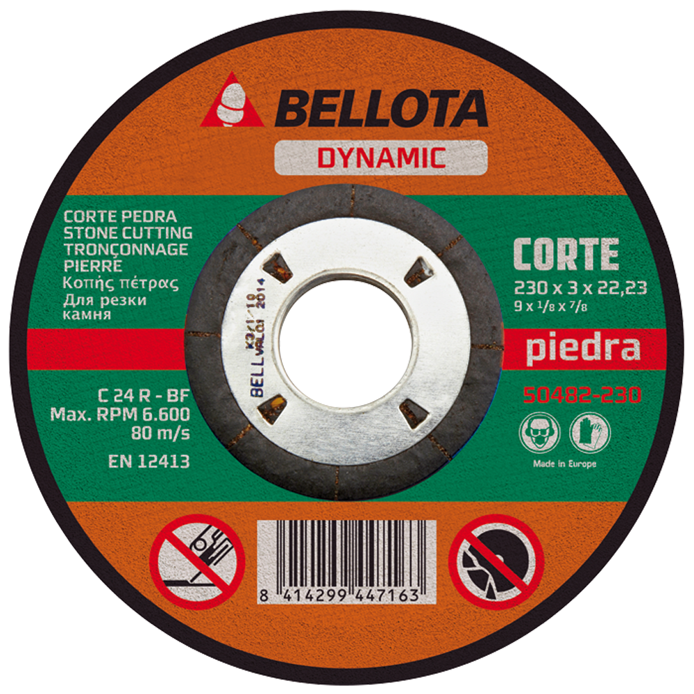 Disco Dynamic para piedra Bellota 50482, otra vista
