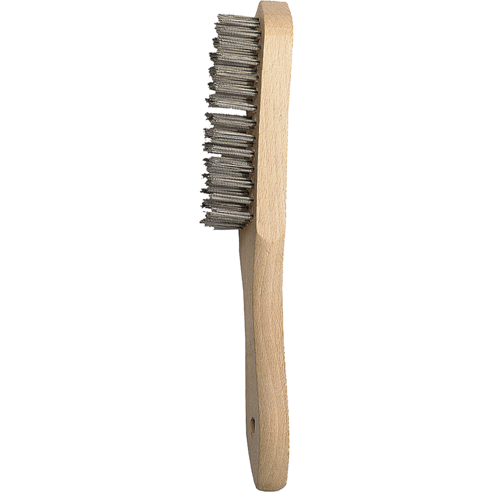 Cepillo de alambre inoxidable Bellota 50802 con mango de madera