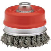 Cepillo de taza de alambre trenzado Bellota 50813