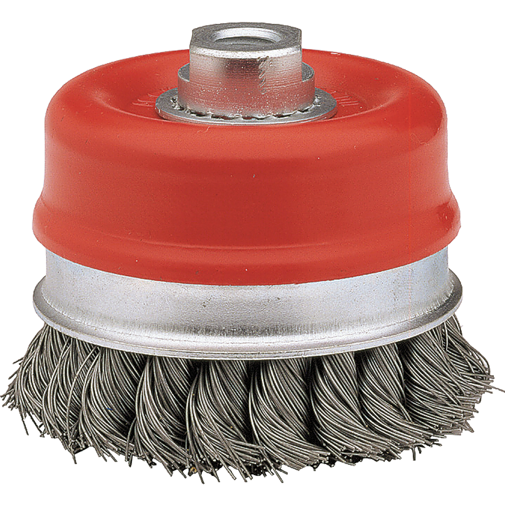 Cepillo de taza de alambre trenzado Bellota 50813