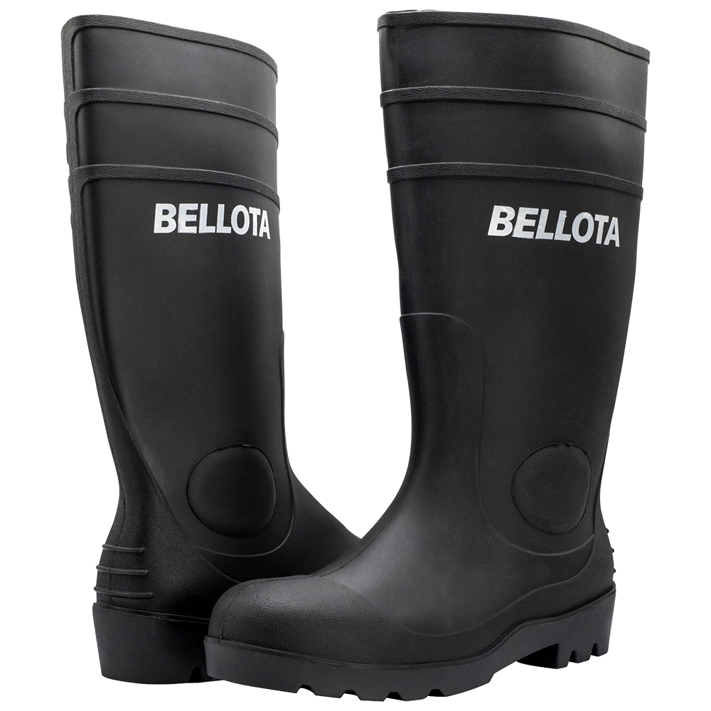 Bota de agua de seguridad Bellota S5 de PVC negro