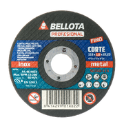 Disco abrasivo de corte fino Bellota 50310 para inox y metal, vista principal