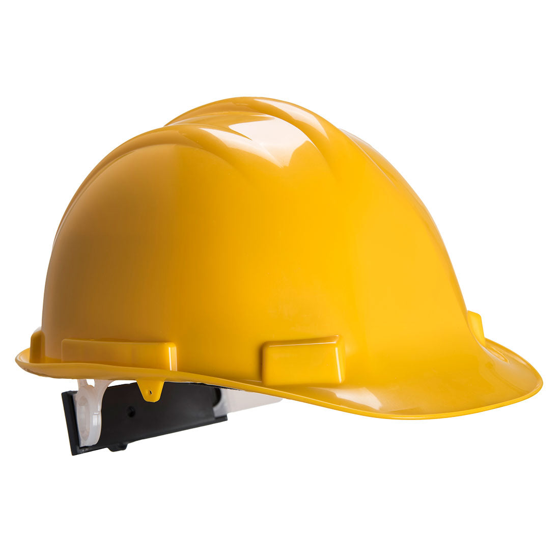 Soporte de pantalla para casco vestuario laboral