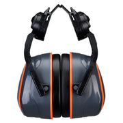 Orejera HV Extreme Ear Defenders High Clip-On Metal Free Gris/Naranja - Portwest PW05