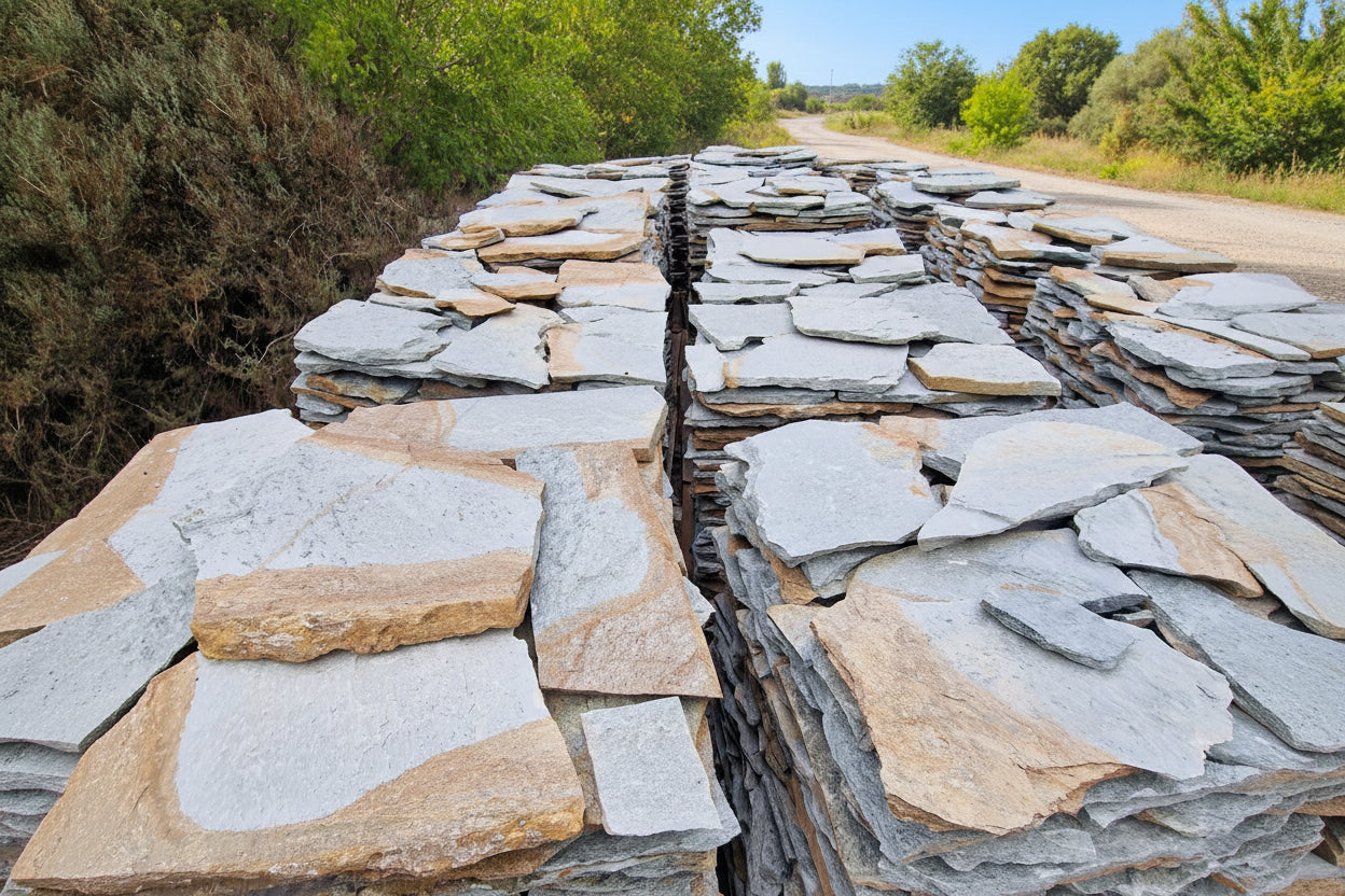 Planchoncillo piedra irregular bicolor