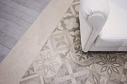 Ambiente con suelo efecto cemento Rieti 30x30 - Vetonek