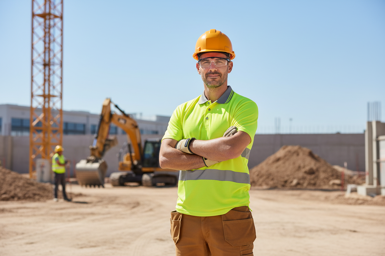 Hi Vis Polo Cotton Comfort Short Sleeve - Vetonek