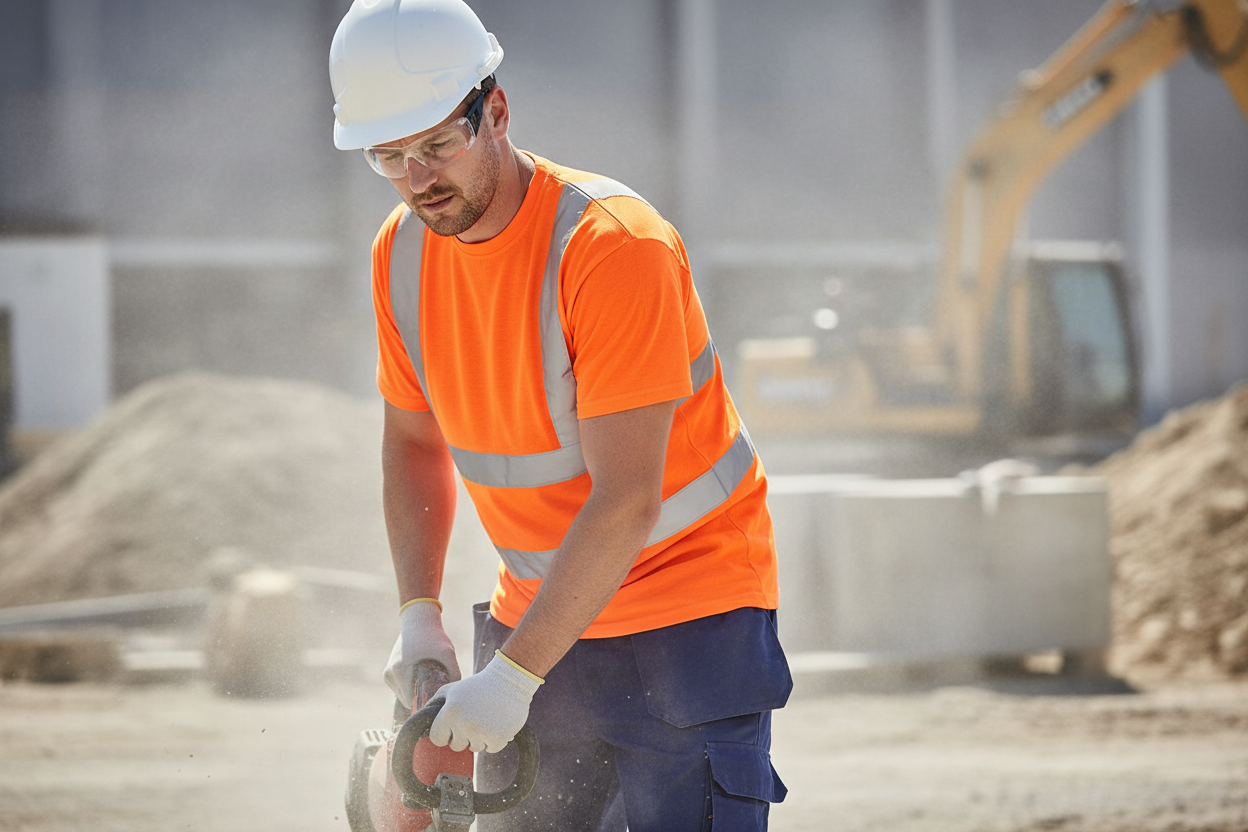 Hi-Vis Cotton Comfort S/S T-Shirt - Visibility and Comfort - Vetonek