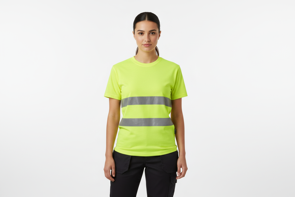 Camiseta Hi-Vis Cotton Comfort S/S - Visibilidad y Confort - Vetonek