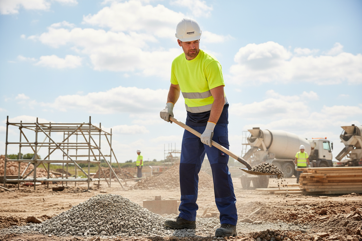 Hi Vis Work T-Shirt Cotton Comfort - Short Sleeve - Vetonek
