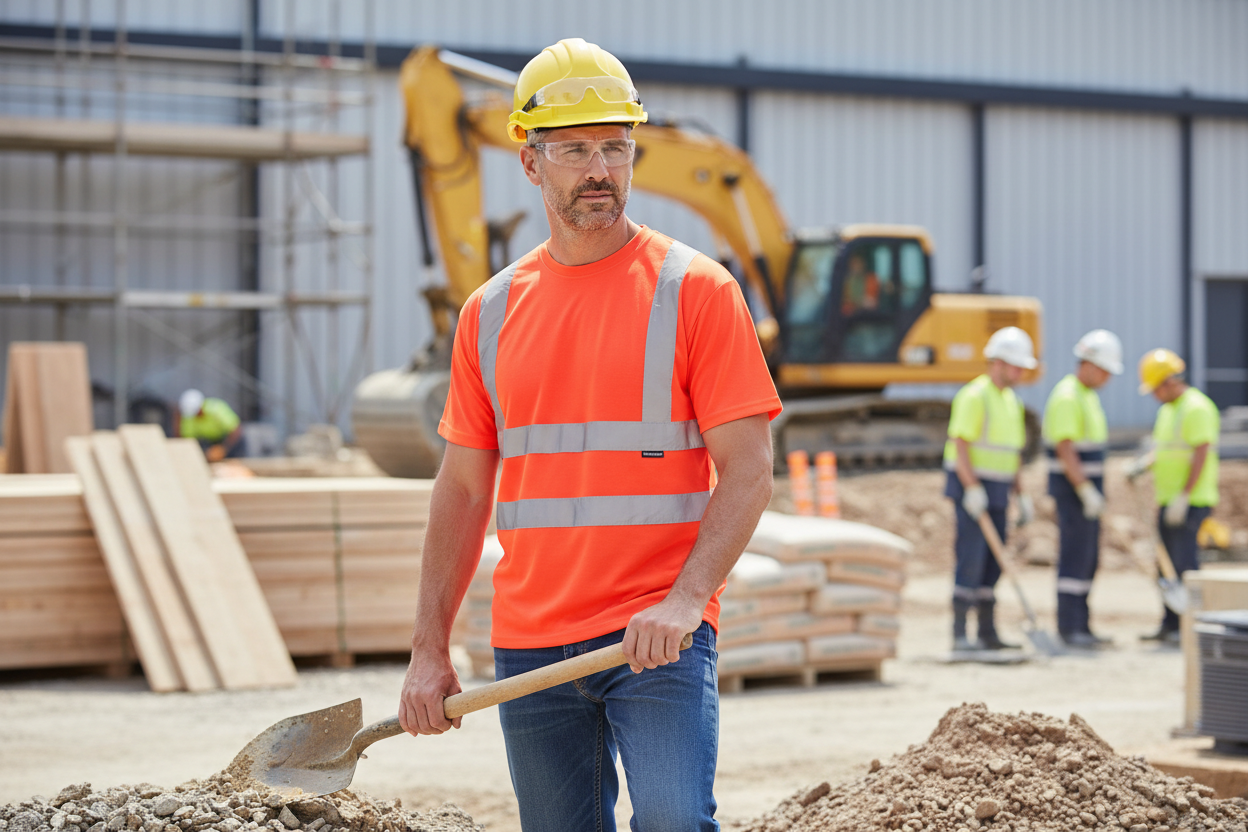 Hi-Vis S/S T-Shirt for High Visibility and Comfort - Vetonek