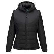 Professional chaqueta acolchada con capucha para mujer Negro - Portwest S613