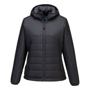 Professional chaqueta acolchada con capucha para mujer Gris metal - Portwest S613