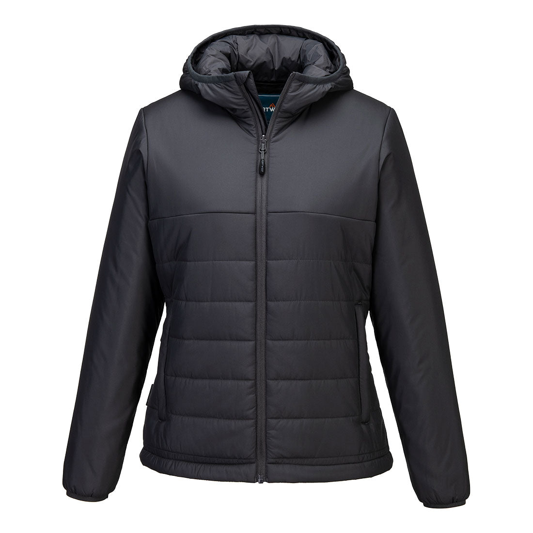 Professional chaqueta acolchada con capucha para mujer Gris metal - Portwest S613