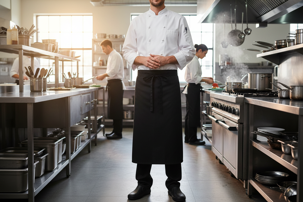 Waist Apron with Pocket S794 - Durability and Style