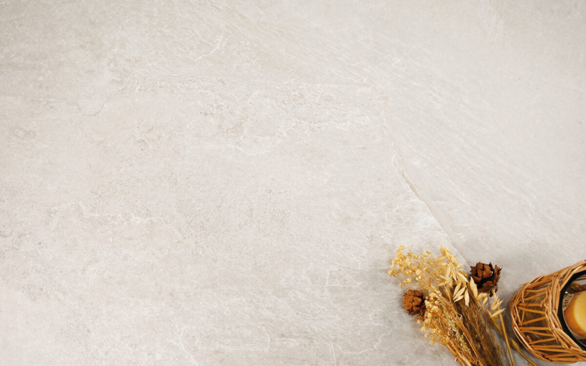Chambéry color Crema – detalle superficie efecto pizarra