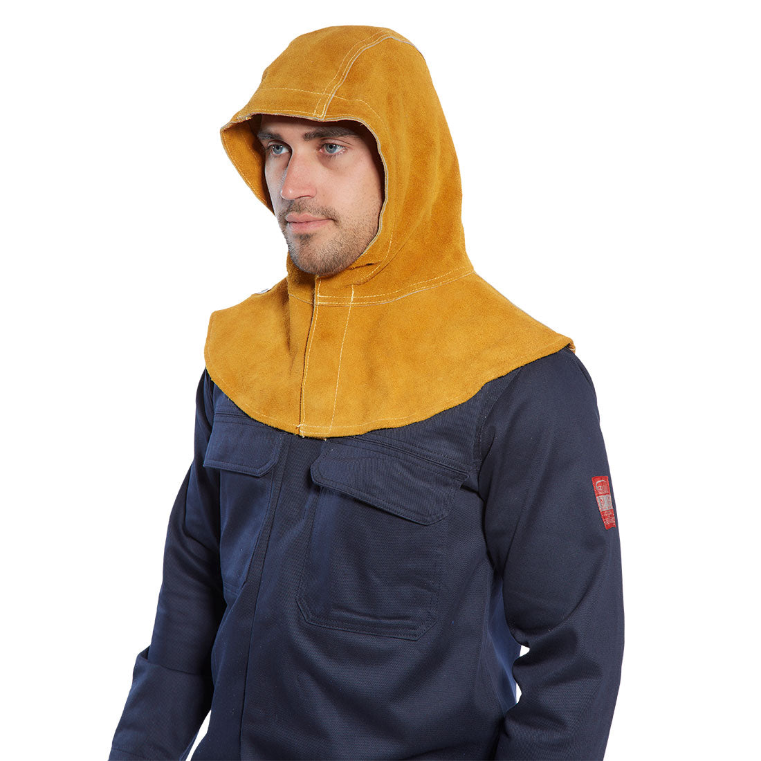 Chaqueta de cuero para soldadores vestuario laboral