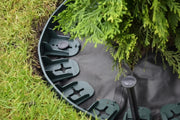 Separador de plastico negro en rollo para grava decorativa