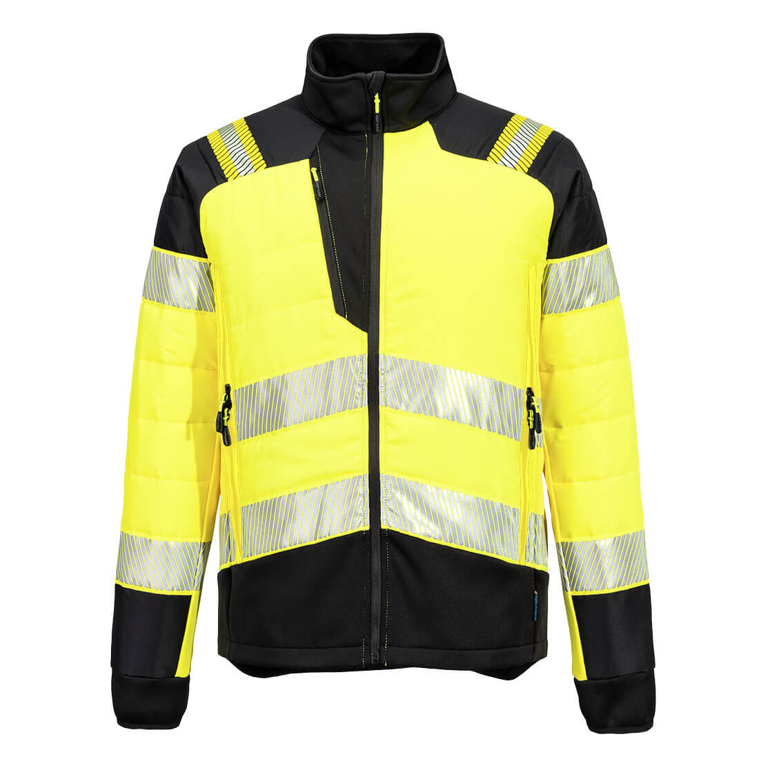 Chaqueta PW3 Hi-Vis Hybrid Baffle - Alta Visibilidad y Confort Vetonek