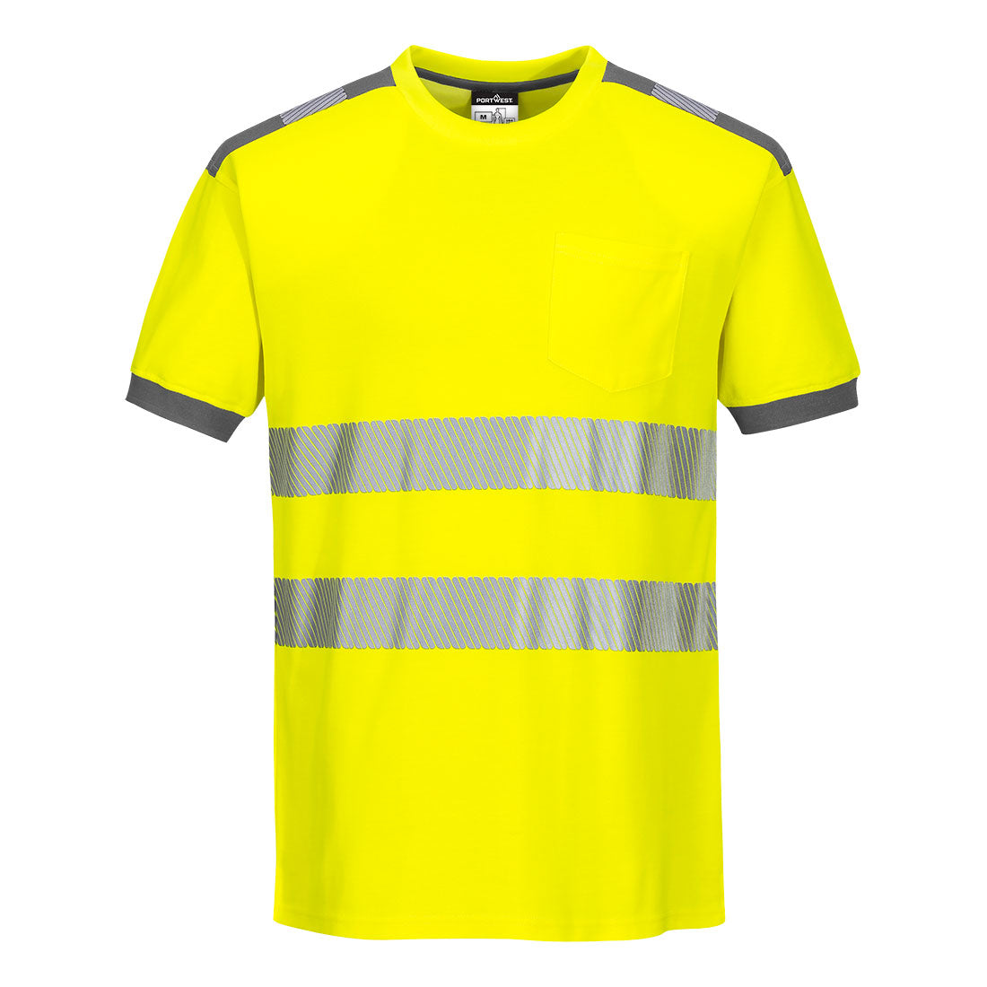 Camiseta m/c de alta visibilidad PW3 - Confort y Seguridad Vetonek