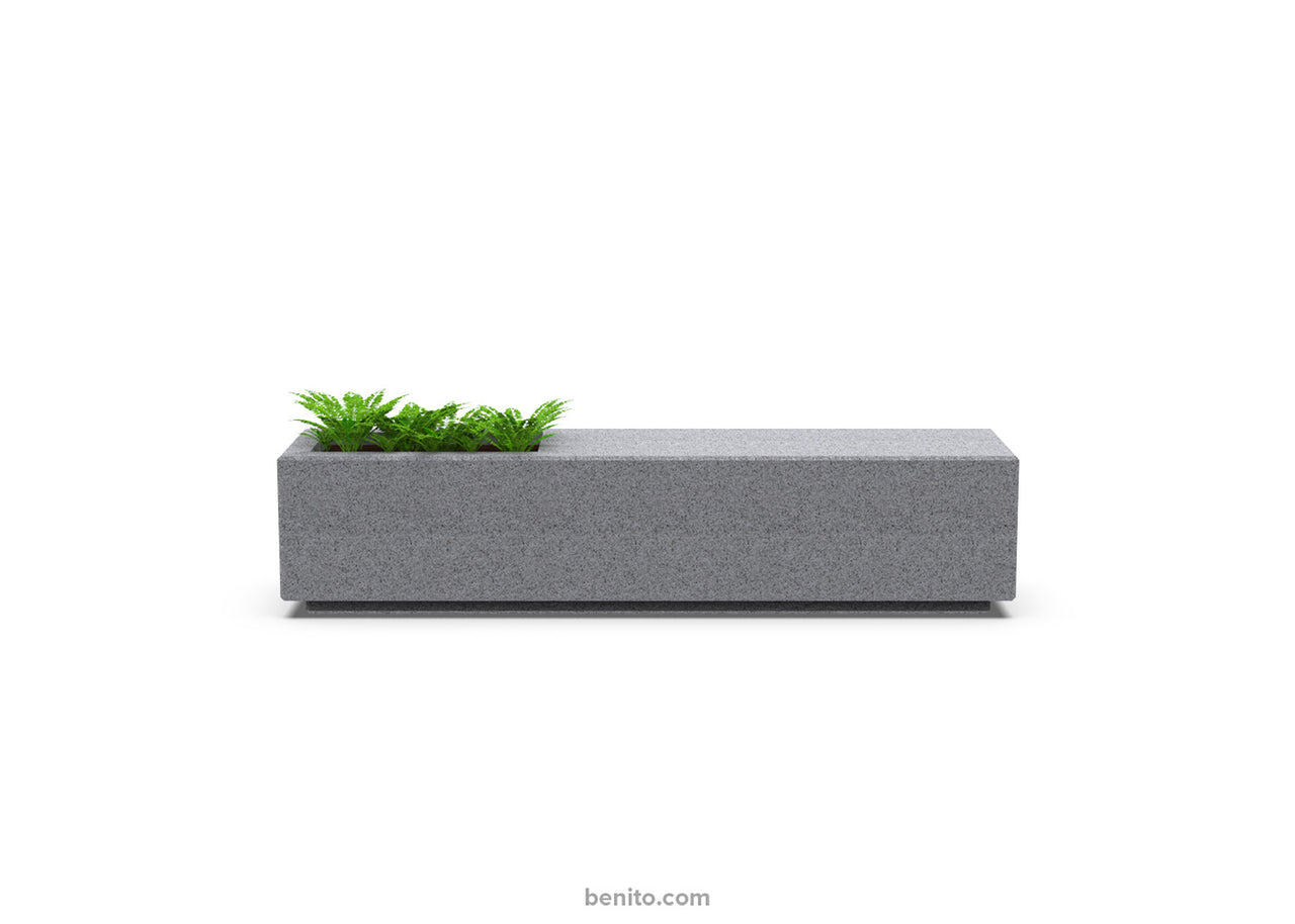 Banco Jardinera KUBE 2000 Gris