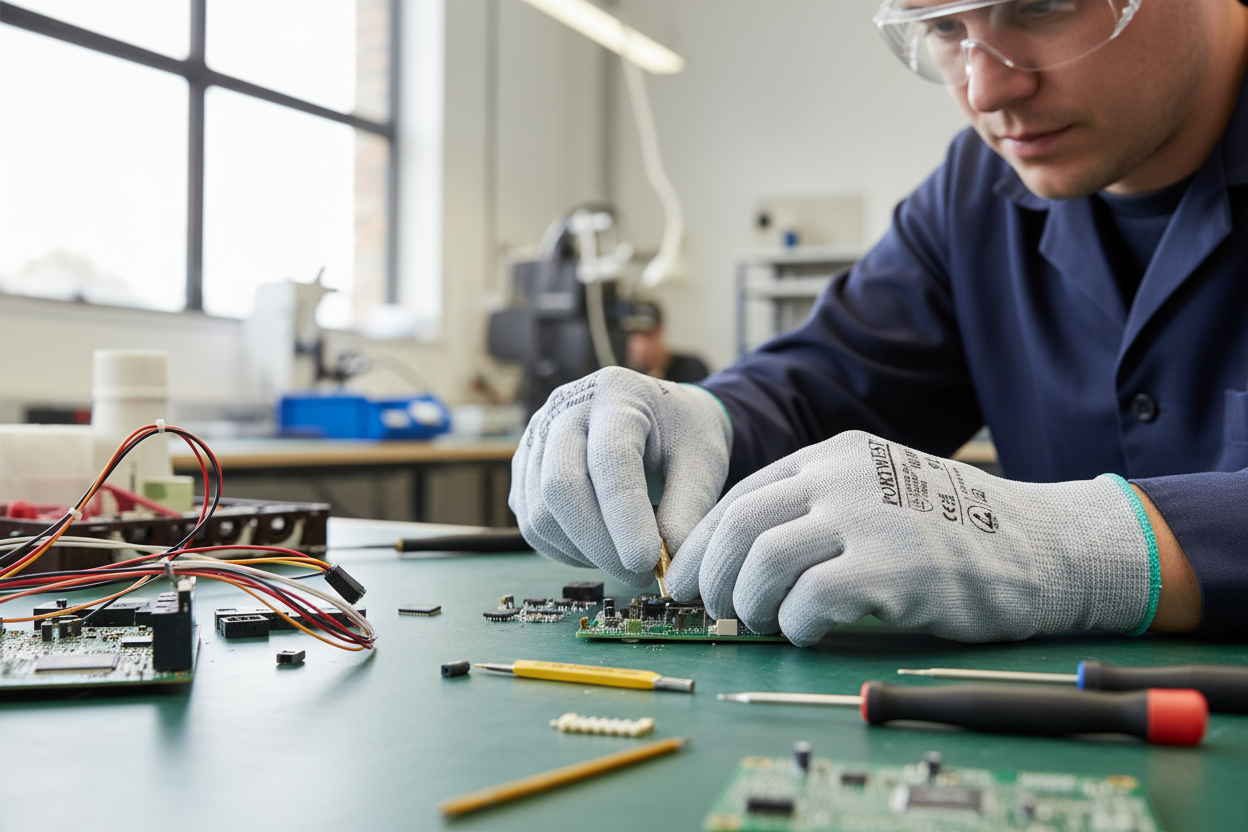 Guante Antiestático Vending con Puntas de PU - Vetonek