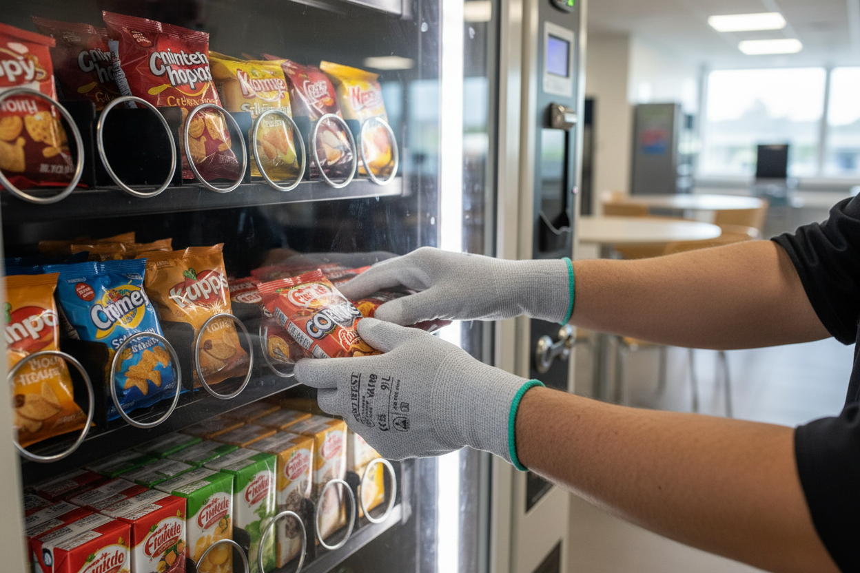 Guante Antiestático Vending con Puntas de PU - Vetonek