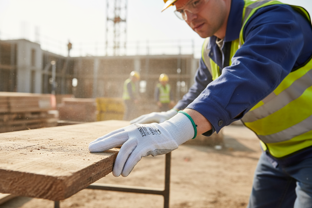 Guante Antiestático Vending con Palma de PU - 13g - Vetonek