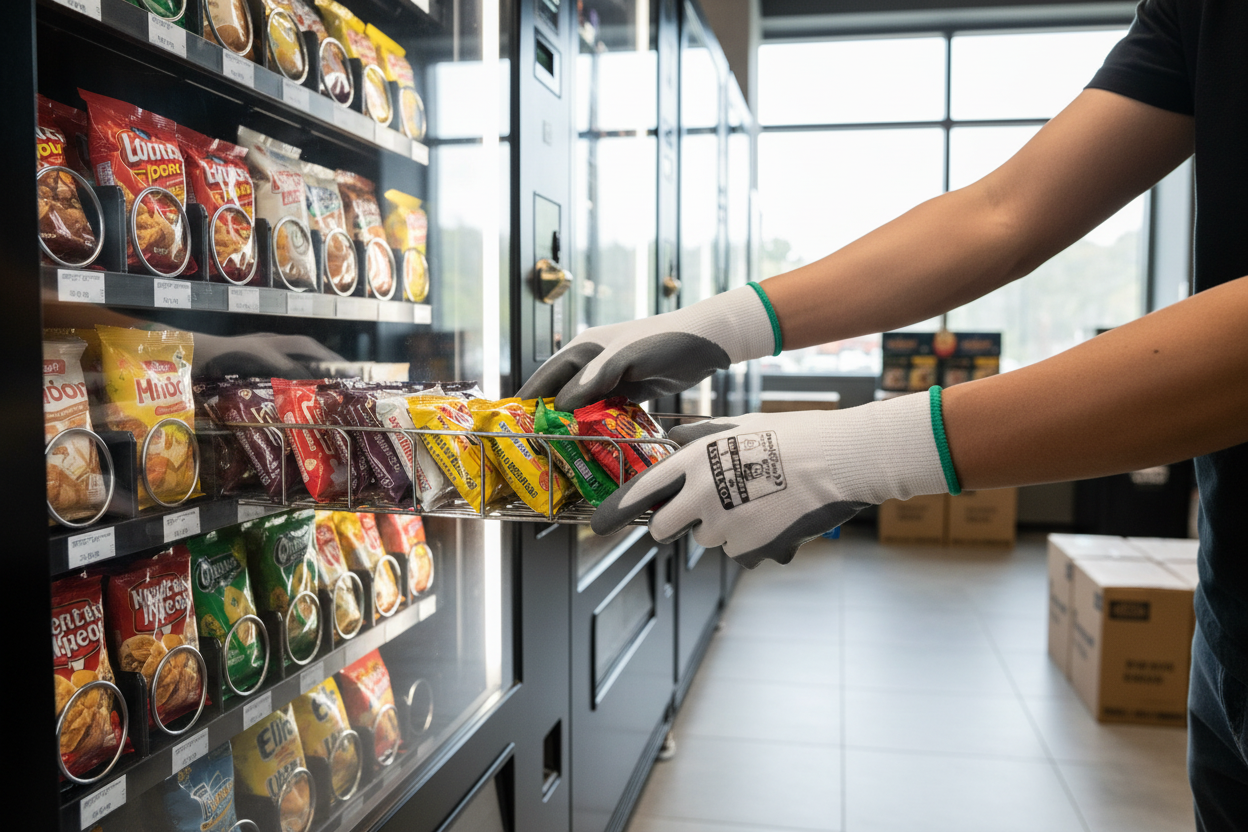 Guante de Nitrilo Flexo Grip para Vending - Vetonek