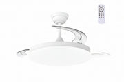 Ventilador DC Vetonek· Función Verano-Invierno 48W Blanco 3 Aspas 5040lm 3500-4000-6500k Remoto y Temporizador - Vetonek