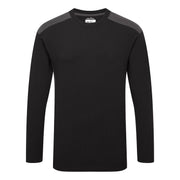 Camiseta Two-Tone de manga larga Negro/Gris - Portwest W1664