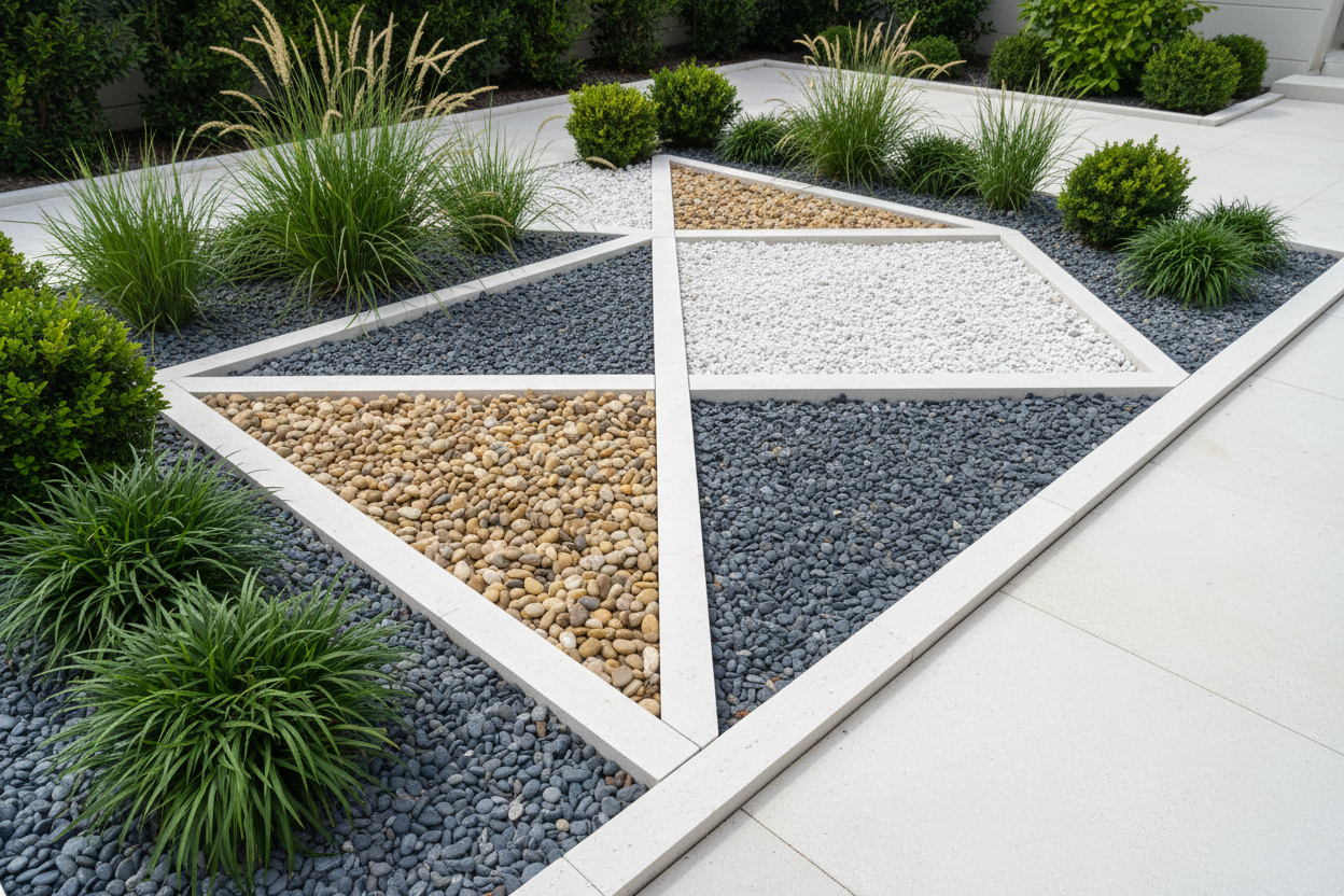 Bordillo de piedra natural para jardín Brisa - Vetonek