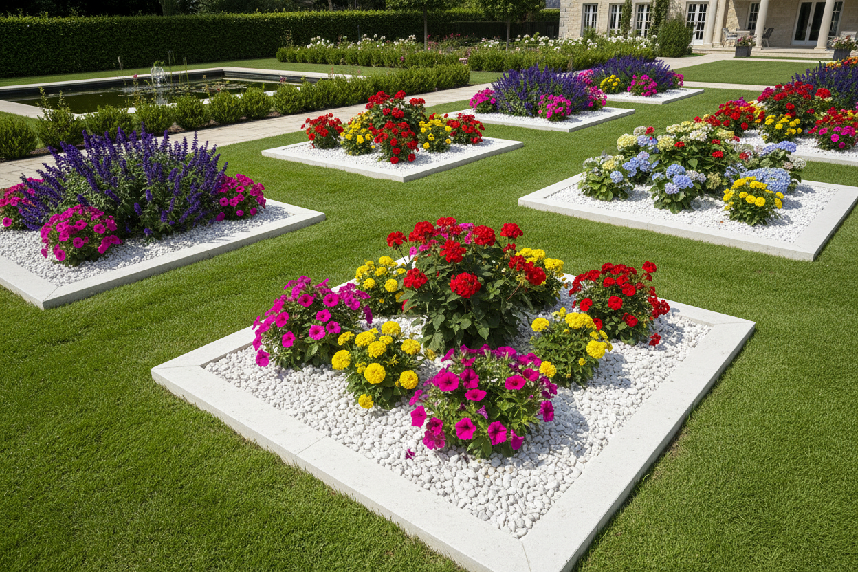 Bordillo de piedra natural para jardín Brisa - Vetonek