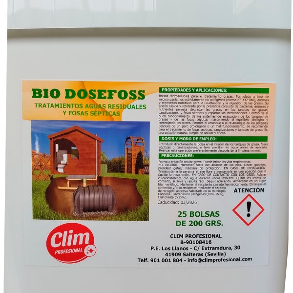 Activador enzimático biológico para fosas sépticas - 5 kg Vetonek