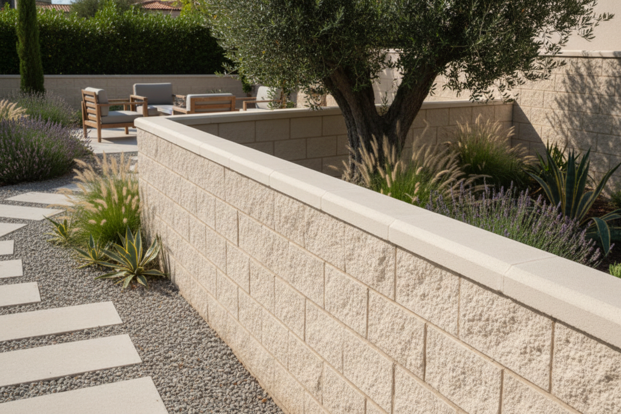 Albardilla hormigón cubremuros - Vetonek