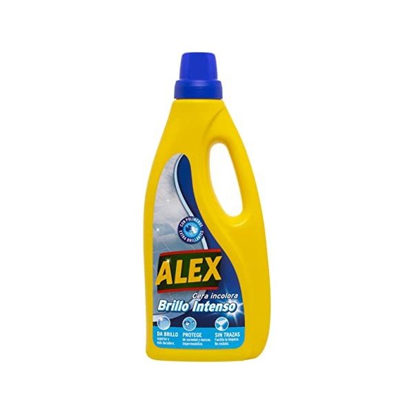 Cera incolora Alex para suelos con brillo intenso - 750 ml Vetonek