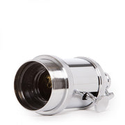 Portalámparas E27 Cobre Baquelita- Interruptor Rotativo, Color Cromo — Vetonek (3)