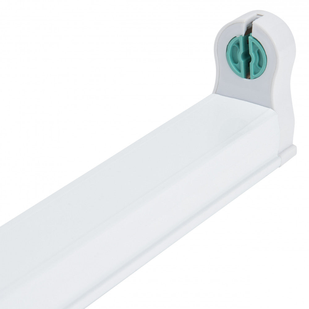 Luminaria Aluminio Eco 1 X Tubo LED T8 Conexión Un Extremo — Vetonek (2)