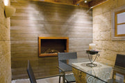 Pared con Revestimiento Peralta de listones