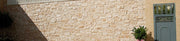 Pared con Revestimiento Sesma de mampostería