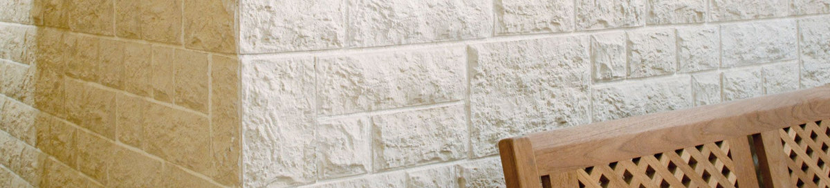 Pared con Revestimiento Barillas travertino split